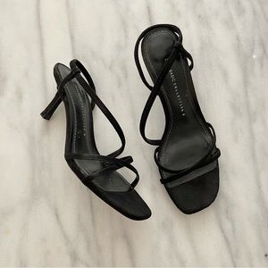 Zara strappy heeled sandals